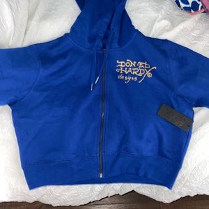 Ed hardy cropped jacket